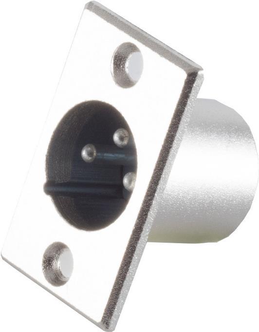 Shiverpeaks ®-BASIC-S--XLR plug, flange mounting