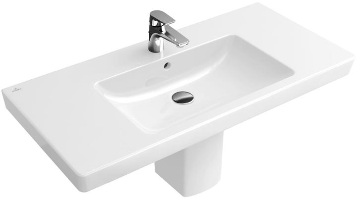 Actual product image Villeroy & Boch Subway 2.0 cabinet washbasin 100 cm white 7175A001 (470 mm, 1000 mm)