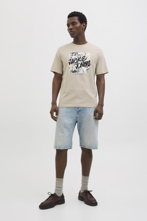 Actual product image Jack & Jones Jjhawaii Shape Tee Ss Crew Neck Ln (XXL)
