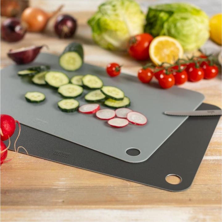 Actual product image Kuhn Rikon Cutting boards set 2 pcs grey