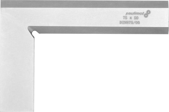 Paulimot Präzisions-Haarwinkel 90° 75 x 50 mm, DIN 875/00, rostfrei