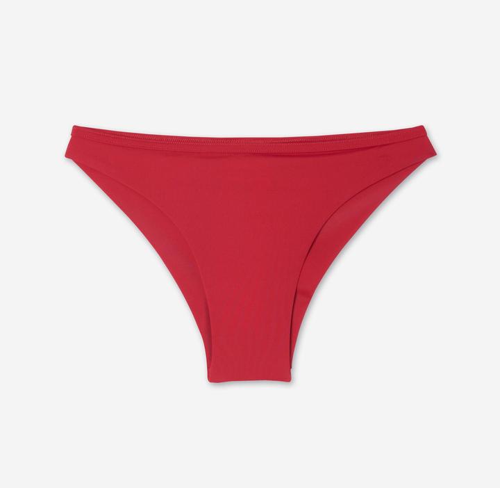 Produktbild Olaian Bikini-Hose Damen Tanga Surfen Lulu rot (40, 42)