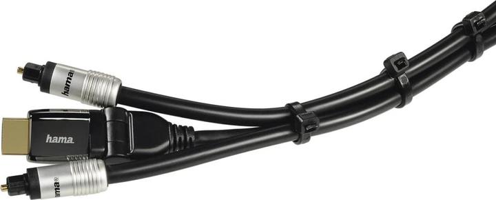 Actual product image Hama Cable ties, 3.5 x 140 mm, black, 50 pieces (Plastic cable ties, 140 mm, 50 pcs.)
