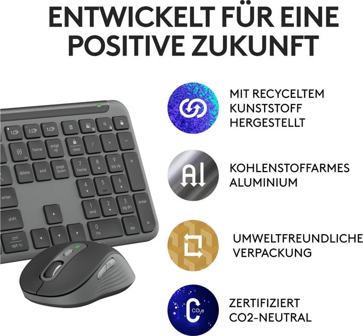 Image du produit Logitech Signature Slim Combo MK950 (CH, Sans fil)