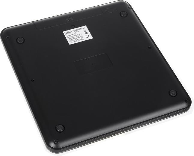 Actual product image Greenblue 53517 Black Countertop Rectangle Electronic kitchen scale