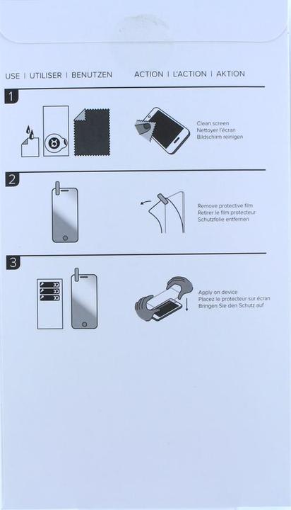 Actual product image cyoo XQISIT Tempered Screen Protector Glass 0.33mm - Google Pixel 3 (1 Piece, Google Pixel 3)