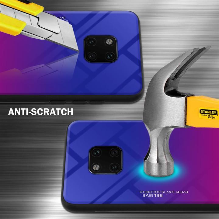 Actual product image Cadorabo TPU 2 colors glass cover (Mate 20 Pro)