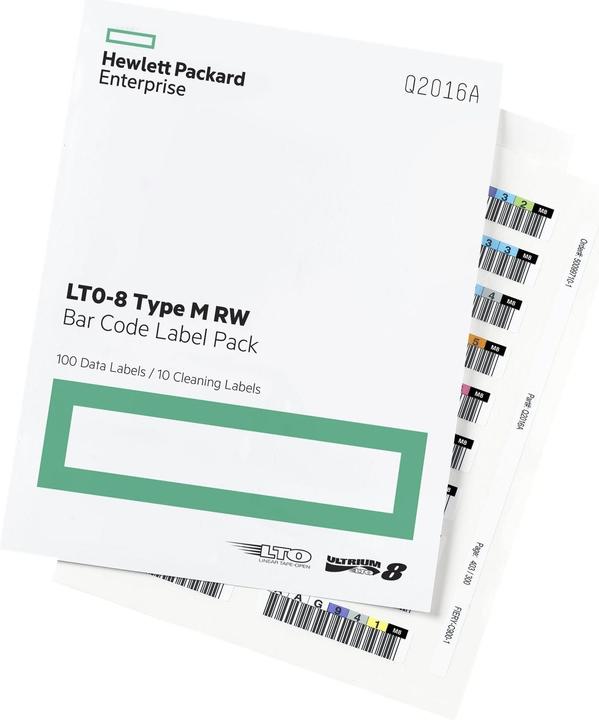 HP Lto-8 Ultrium Rw Barcode Label Pack (LTO-8 Ultrium)