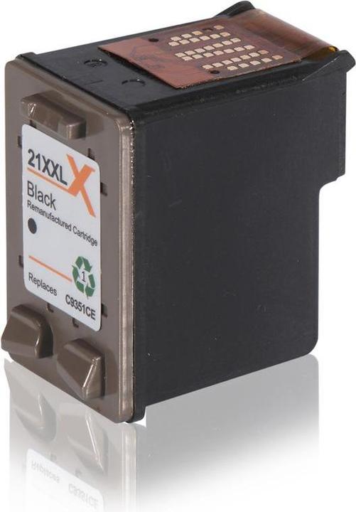 Produktbild Inkadoo Druckerpatronen kompatibel zu HP C9351AE / 21 XL Tintenpatrone, schwarz Schwarz (BK)