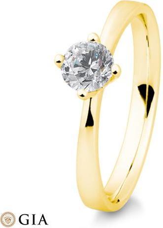 Image du produit Breuning BAGUE - Monture à 4 griffes (54, Or 585/14 K)