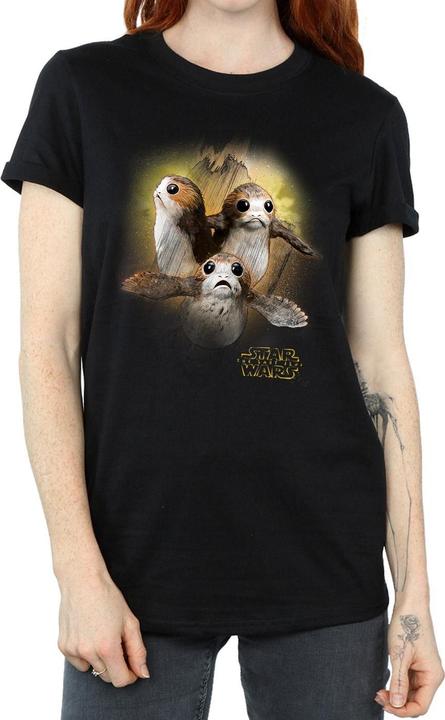 Immagine prodotto Star Wars Maglietta Ampia Porg Spazzolato Donna (M)