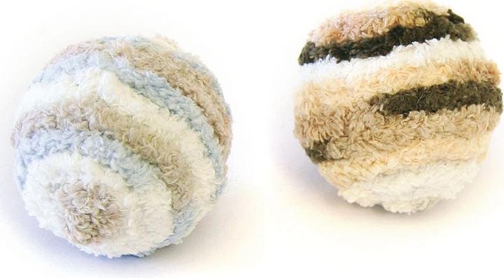Swisspet Boule d'éponge pour chat avec de l'herbe à chat (Jouet à balle chat, Jouets avec herbe à chat)