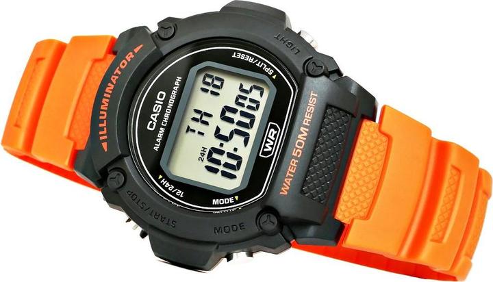 Actual product image Casio Collection - W-219H-4A (Digital watch, 47 mm)