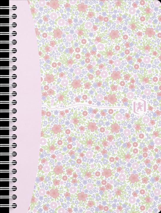 Immagine prodotto Oxford FORME FLORALE - Libro a spirale (A5, Quadretti, Copertina rigida)