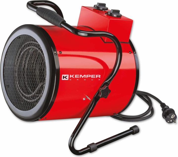Produktbild Kemper Heteluchtkanon / Elektrische heater - 3 standen 1500W/3000W en ventilator - 400 m3/h