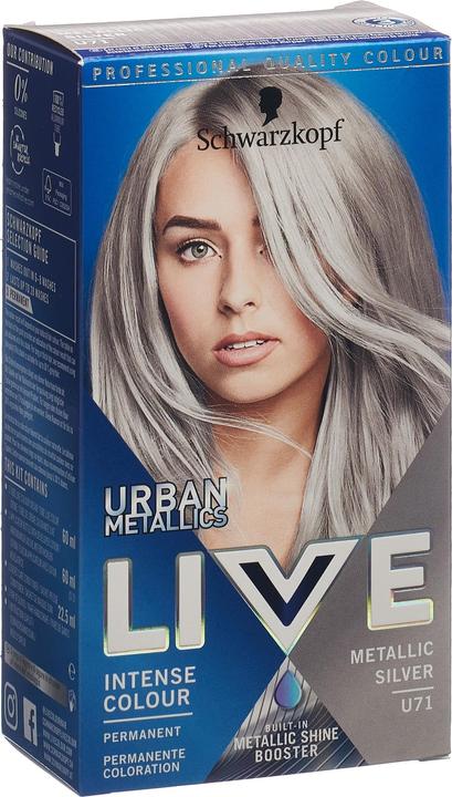 Actual product image Schwarzkopf Live Urban Metallics (Silver)