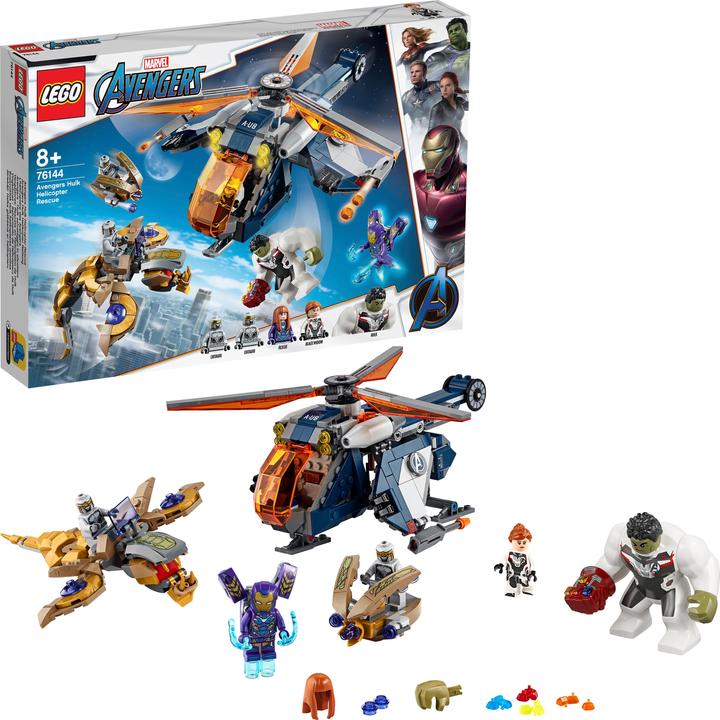 Produktbild LEGO Avengers Hulk Helikopter Rettung (76144, LEGO Marvel)