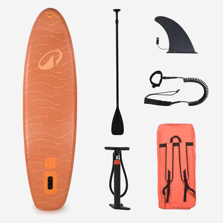 Actual product image Itiwit Pack Stand Up Paddle aufblasbar 10'6 Limited Edition (<130 kg) - 100 orange (10'6")