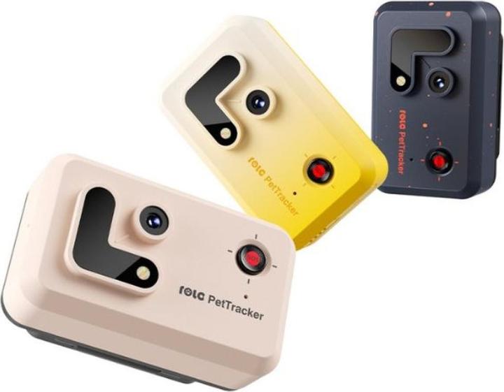 Produktbild Enabot Rola PetTracker – Hunde-Tracker mit eingebauter Kamera – Gelb