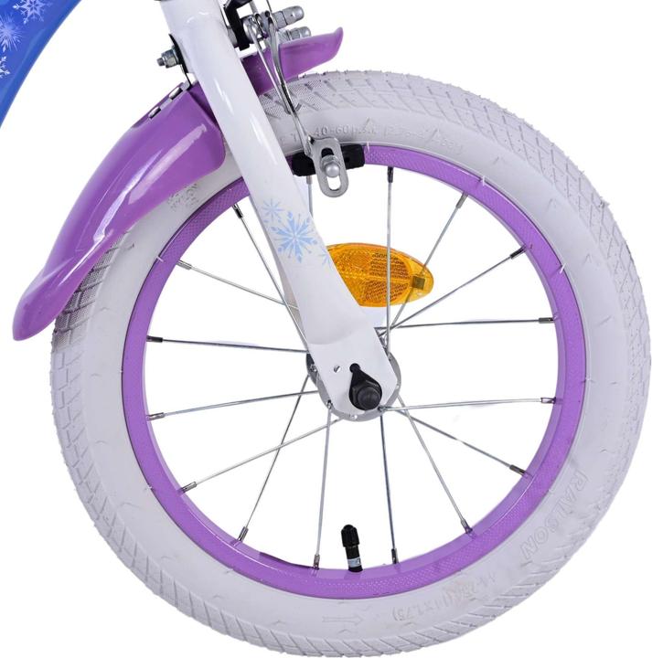 Immagine prodotto Disney Bicicletta per bambini Frozen 2 da 14 pollici blu/viola - sicurezza, divertimento e stile tutto in (14")