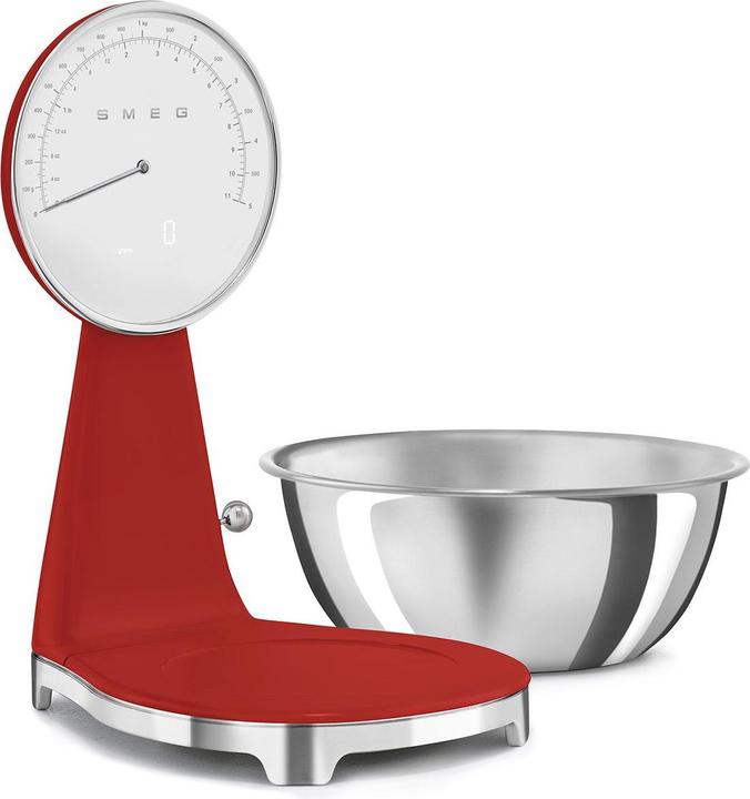 Actual product image Smeg KSF01RDWW Kitchen scales, red