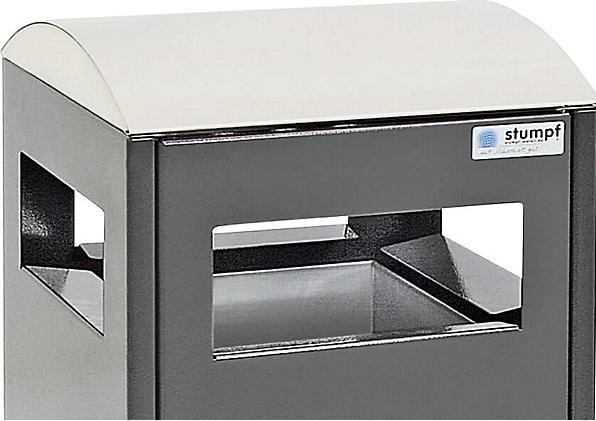 Produktbild Abfallsammler im Aussenbereich, Volumen 40 l, anthrazitgrau (40 l)