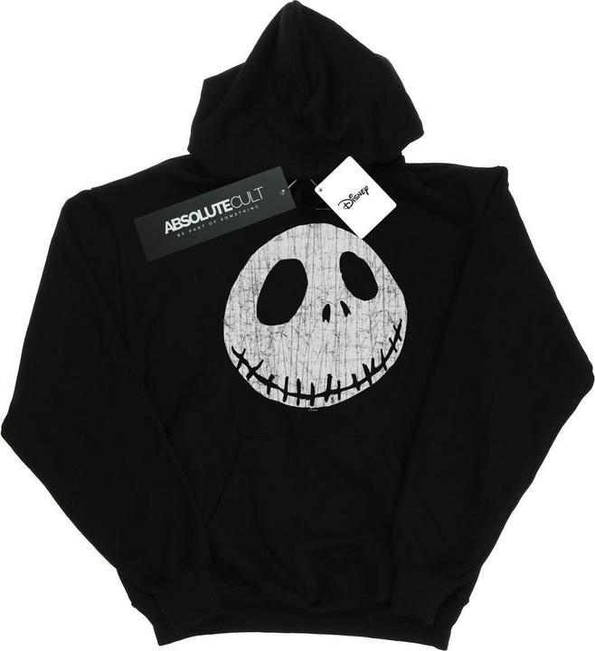 Immagine prodotto Disney Nightmare Before Christmas Jack Cracked Face Felpa con Cappuccio Uomo (M)