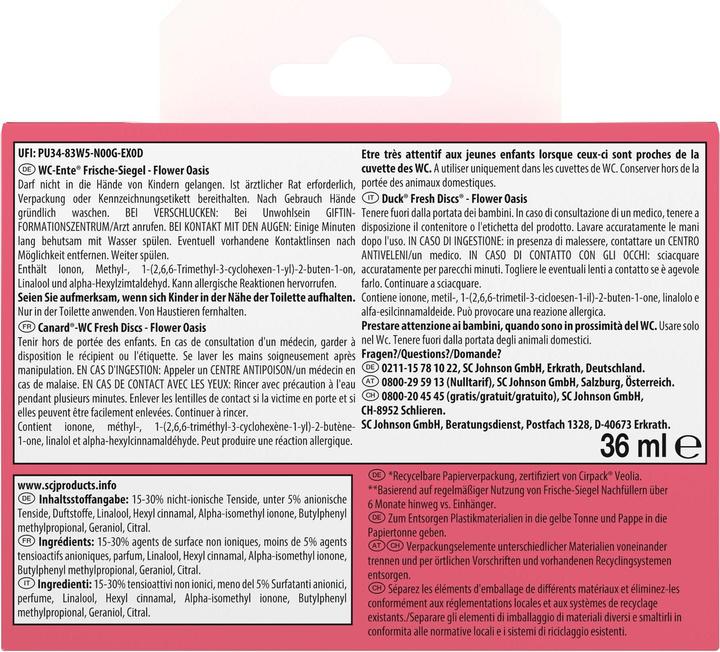 Actual product image WC-Ente Seal of freshness