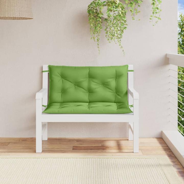 Produktbild VidaXL Gartenbank-Auflagen 2 Stk. Stoff (100 x 50 x 7 cm)