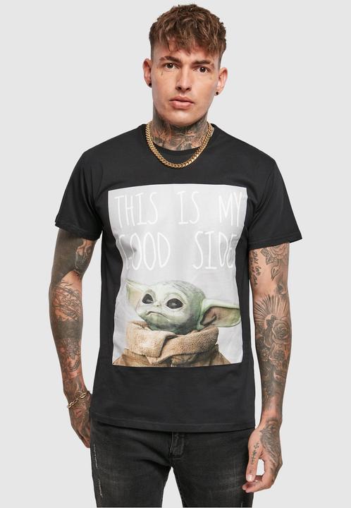 Actual product image Mister Tee Baby Yoda Good Side Tee (M)