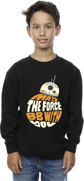 Actual product image Star Wars Boys May The Force BB8 Sweatshirt (152, 158)