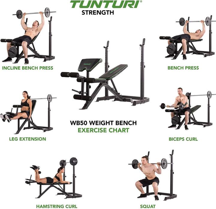 Actual product image Tunturi Hantelbank WB50