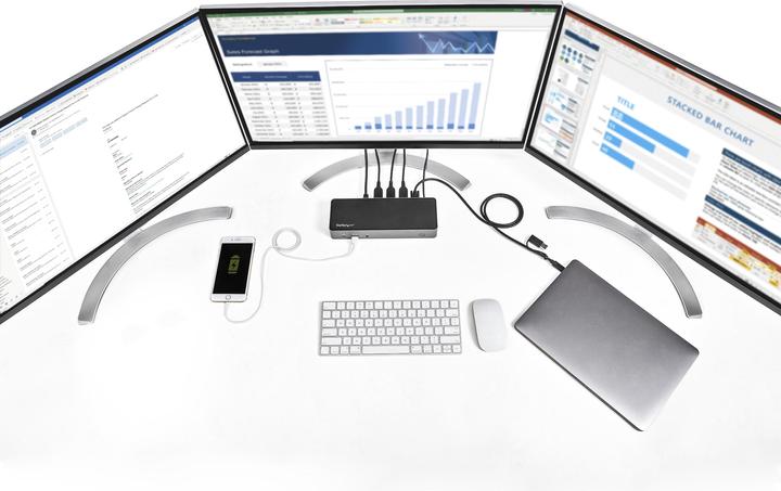 Immagine prodotto StarTech DK31C3HDPDUE (USB-C, USB-A, 14 Porti)