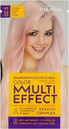Joanna Multi Effect Keratin Complex Color Instant Color Shampoo 02.5 Pinkond 35G (Flüssiges Shampoo)