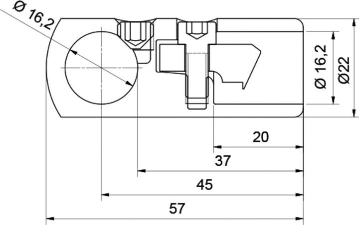 Actual product image Pauli+Sohn Adapter for stabilization bars