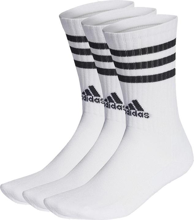 Actual product image adidas 3-Stripes Cushioned Crew Socks (3 pairs) (19 - 21)