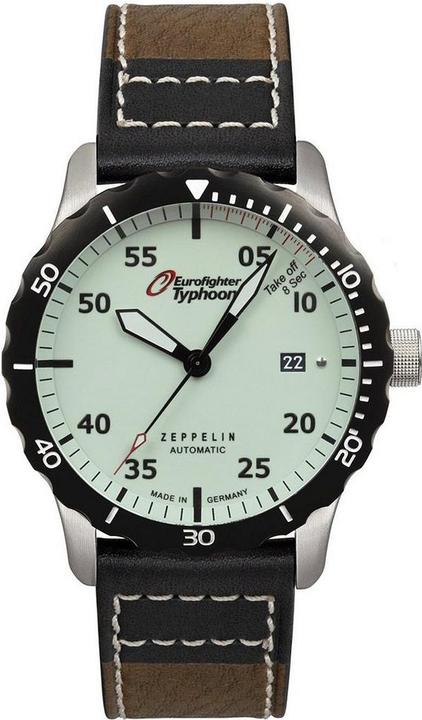 Actual product image Zeppelin 7268-5 Eurofighter Typhoon Automatic 43mm 20ATM (Analogue wristwatch, 43 mm)