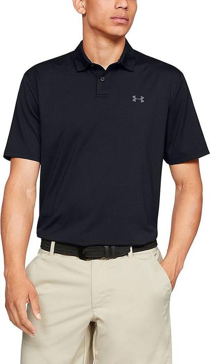Produktbild Under Armour Mens Short-Sleeve Polos Ua Performance 3.0 Polo, Black, 1377374-001, SM (S)