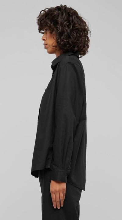 Produktbild Urban Classics Ladies Linen Mixed Oversized Shirt - 165597 (3XL)