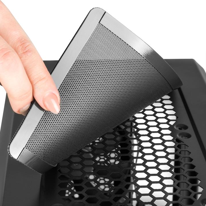 Immagine prodotto Modecom Oberon Pro - Midi Tower - PC - Nero - ATX,ITX,Micro ATX - Home Office - 16.3 cm (ATX, mATX, Mini-ITX)