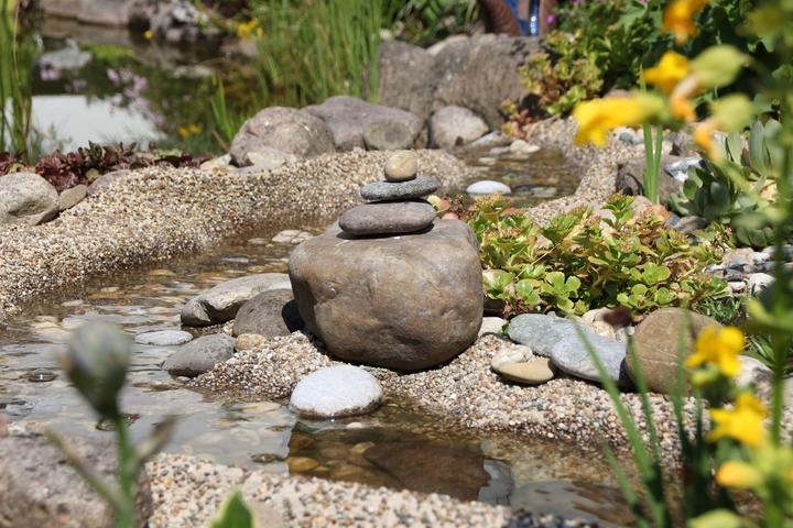 Produktbild Aquagart Steinfolie 14m x 0,6m breit Für Bachlauf Ufer Teichfolie Teich Folie Sandfarben