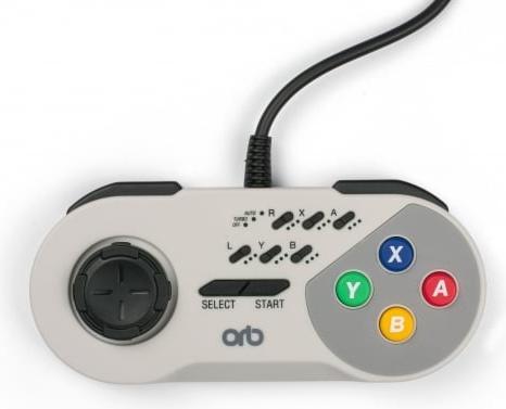 ORB SNES mini Turbo Wired Controller ()
