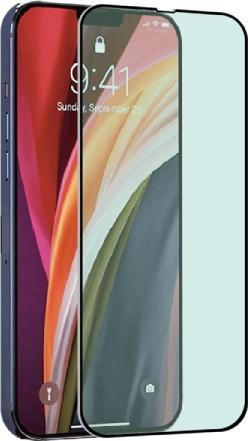 Actual product image Muvit Armoured glass, blue light filter, protective glass (1 Piece, Apple iPhone 13 Pro)