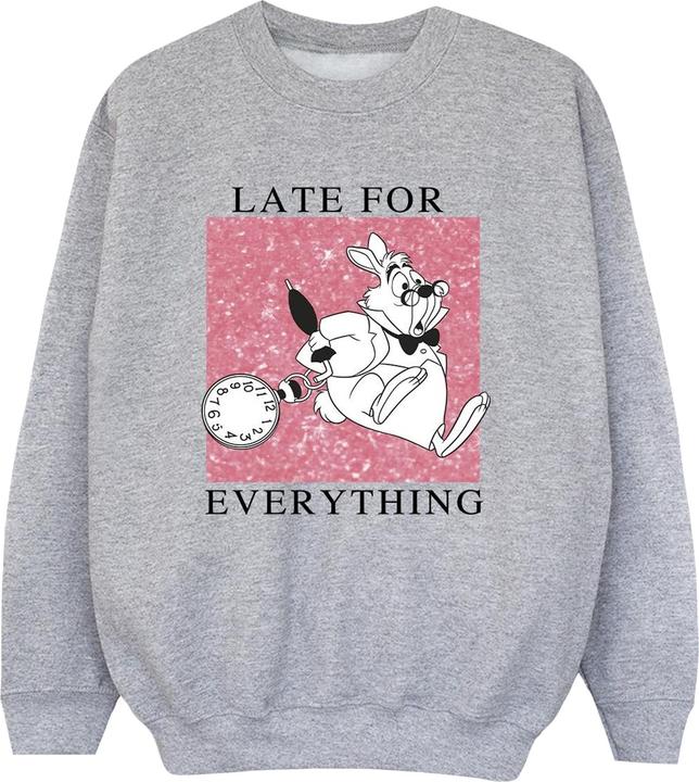 Disney Jungen Alice im Wunderland Weisses Kaninchen Sweatshirt