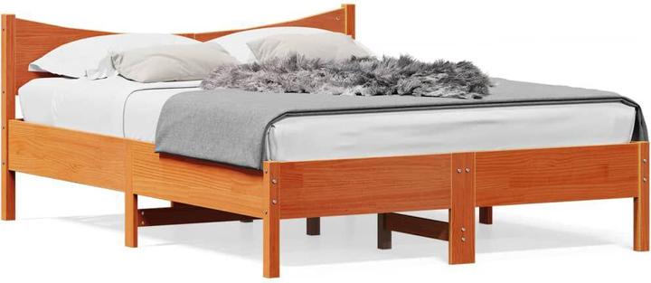 Actual product image VidaXL Pine bed (135 x 190 cm)
