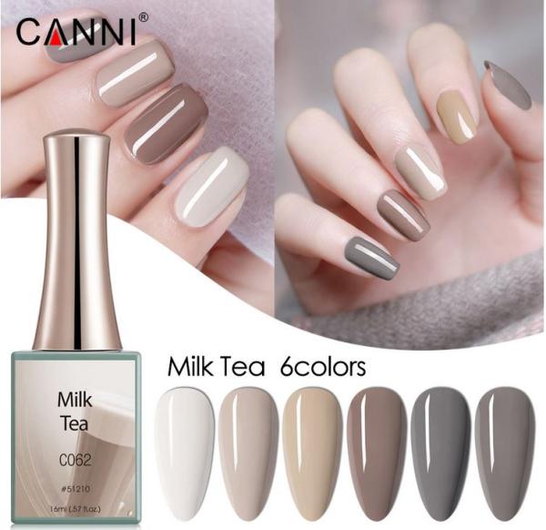 Immagine prodotto Canni Vernice Gel Tè Latte C063 UV/LED (Light Beige, Vernice UV gel)