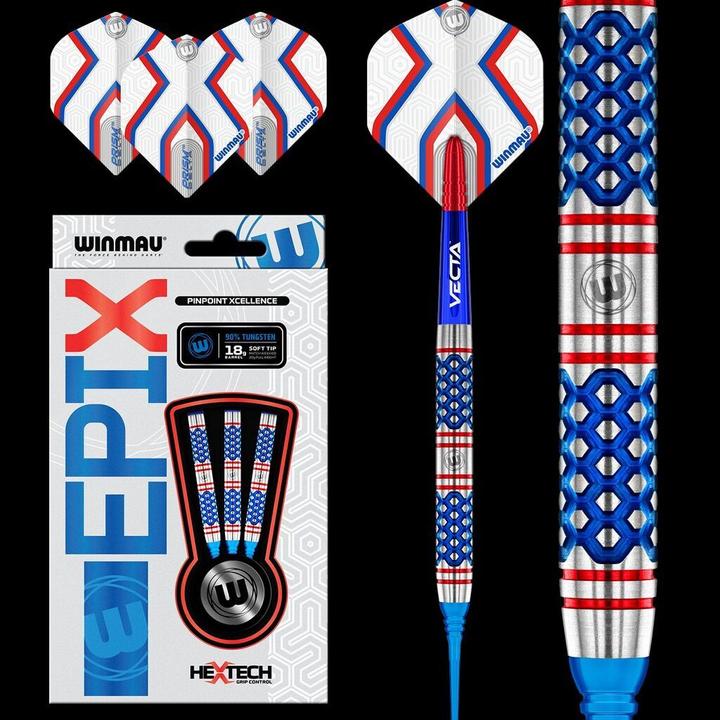 Image du produit Winmau Fléchettes souples Epix, 2486-20g (20 g)