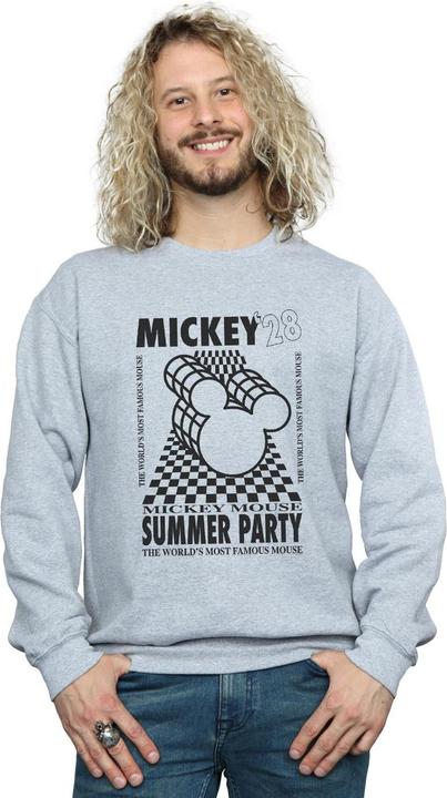 Actual product image Disney Mens Mickey Mouse Summer Party Sweatshirt (S)