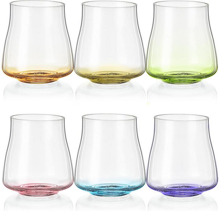 Produktbild Bohemia Crystal Tumblers Rainbow Fresh 350 ml (6er Set) (0.35 l, 6 x)