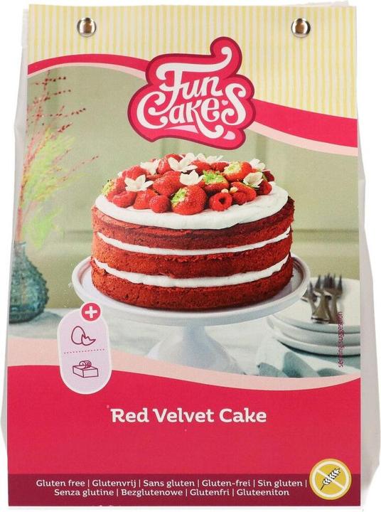 Image du produit FunCakes Mélange pour Red Velvet Cake, sans gluten 400 g (500 g)